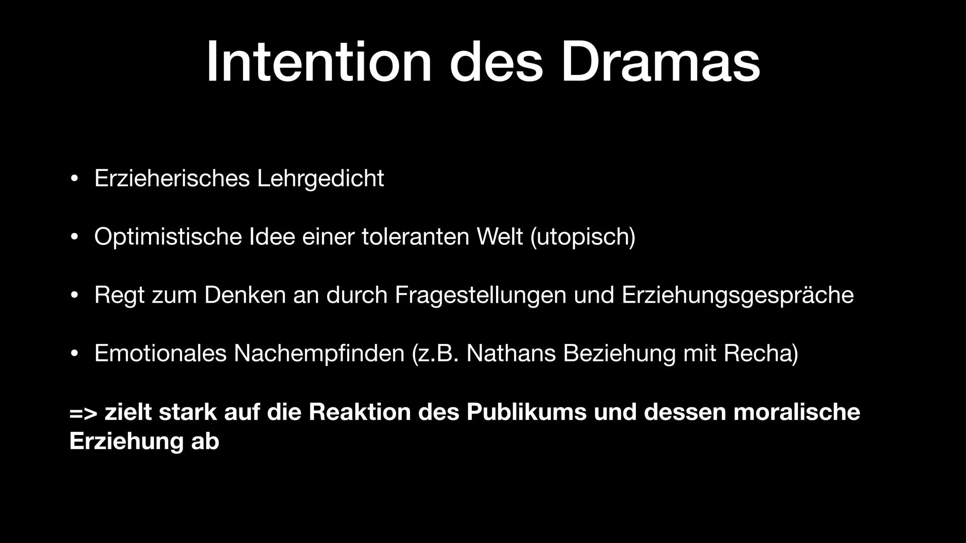 Inhaltsfeld Texte: Dramen
Nathan der Weise
Gotthold Ephraim Lessing, 1779
Abi 2023 NRW - Deutsch LK ●
●
●
●
●
●
Allgemeine Daten ✓
Vorgeschi