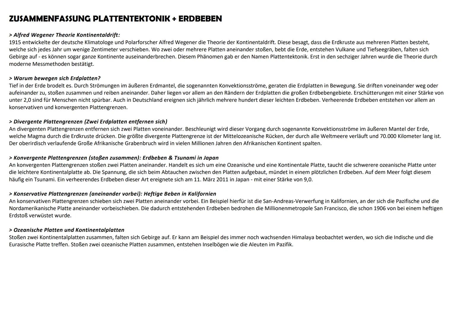 1. GEODYNAMISCHE
PROZESSE PLATTENTEKTONIK
Erdbebentiefe
Lage
Epizentrum
Magma-Zentren,
Vulkanismus
(Erdmagnetfeld)
geomaguer.
Code:
Beispiel