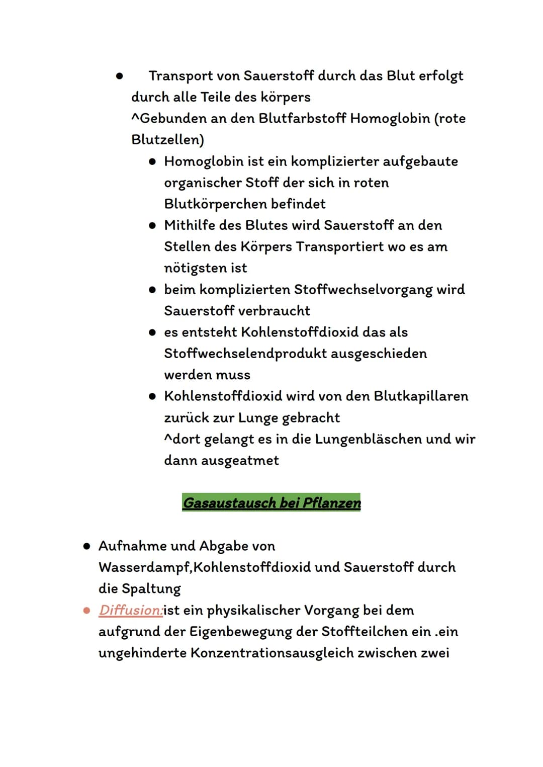 Atmungsorgane
Atmungsorgane sind die Organe in unserem Körper,die für den
Sauerstofftransport und den Gasaustausch zuständig sind.
Bei den A