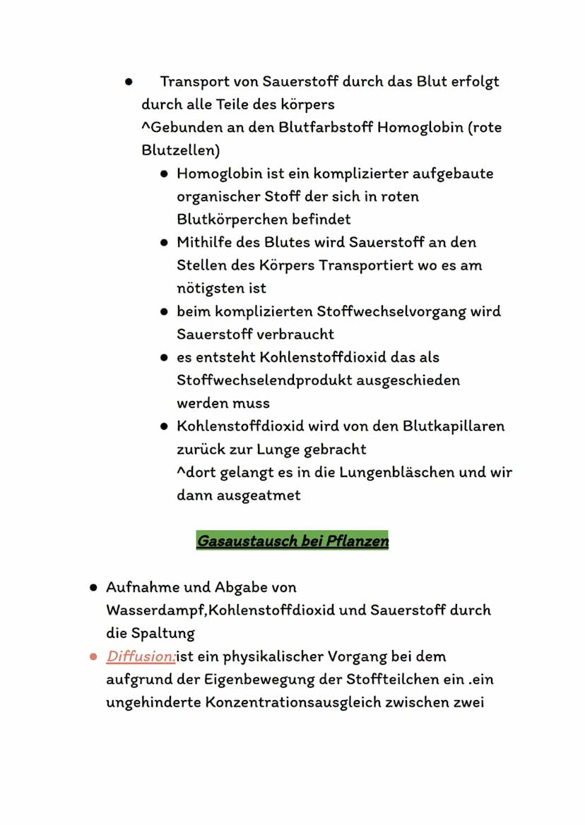 Atmungsorgane
Atmungsorgane sind die Organe in unserem Körper,die für den
Sauerstofftransport und den Gasaustausch zuständig sind.
Bei den A