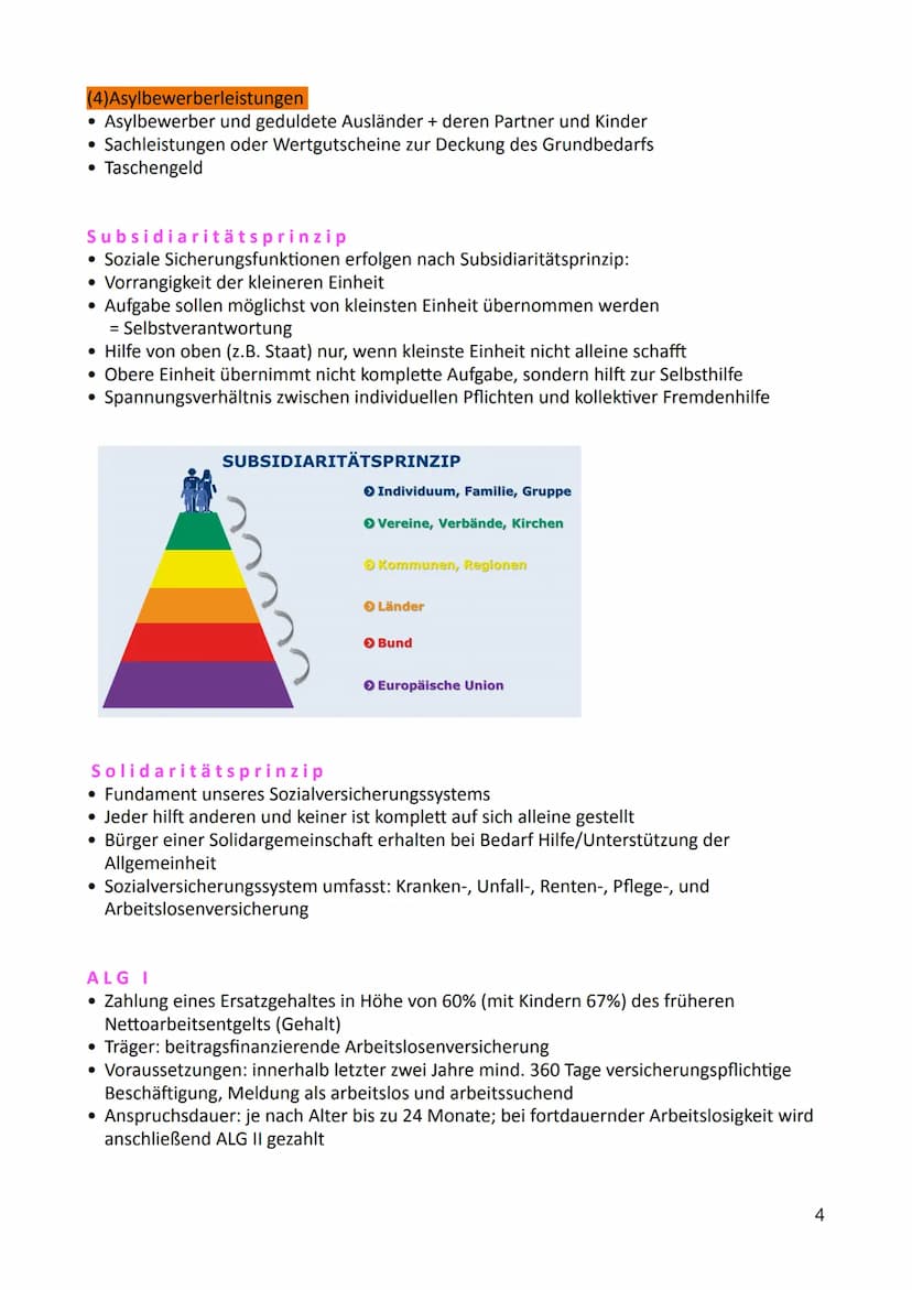 Strukturen sozialer Ungleichheit, sozialer Wandel und soziale Sicherung
Sozialstaat Definition
• Gesamtheit staatlicher Maßnahmen mit denen 