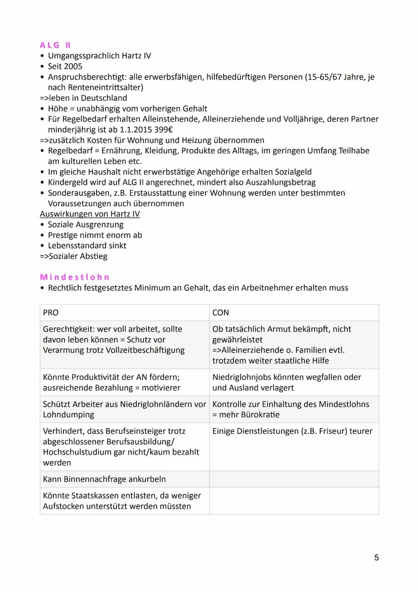 Strukturen sozialer Ungleichheit, sozialer Wandel und soziale Sicherung
Sozialstaat Definition
• Gesamtheit staatlicher Maßnahmen mit denen 