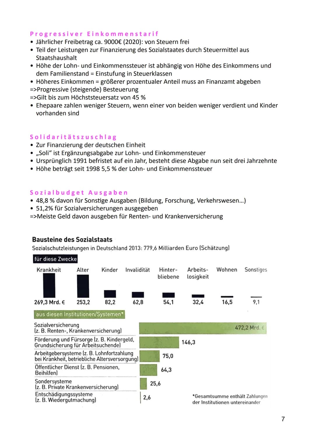Strukturen sozialer Ungleichheit, sozialer Wandel und soziale Sicherung
Sozialstaat Definition
• Gesamtheit staatlicher Maßnahmen mit denen 