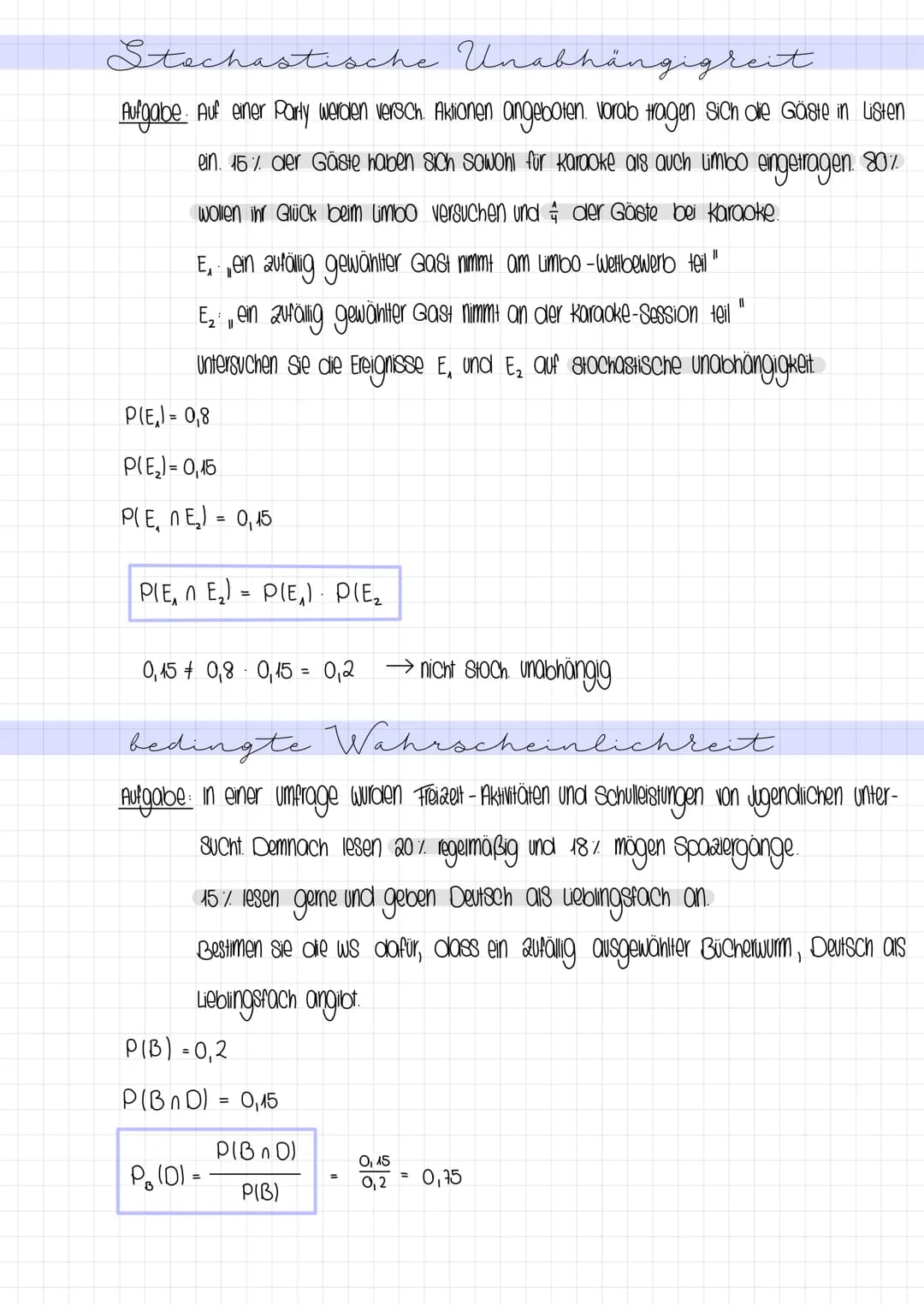 tochaster
Laplace
Aufgabe: Ein Abitur-Jahrgang besteht aus 150 Schülerinnen, von denen 25 die Mathe-AG
besuchen. Ein Drittel der Schüler inn