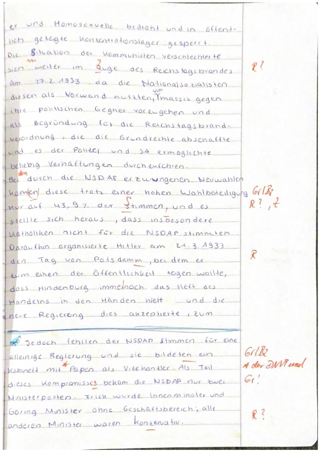 Q2
GK Geschichte
Rede Adolf Hitlers am 31. Januar 1933 an das deutsche Volk
Klausur 1
21.9.23
übertestlich
Wir wollen kämpfen für Deutschlan