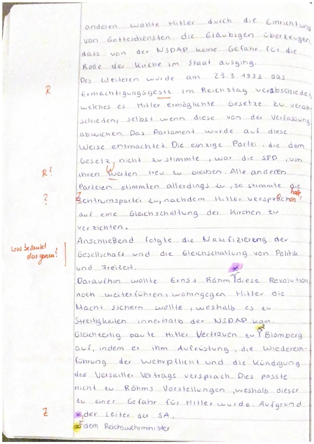 Q2
GK Geschichte
Rede Adolf Hitlers am 31. Januar 1933 an das deutsche Volk
Klausur 1
21.9.23
übertestlich
Wir wollen kämpfen für Deutschlan