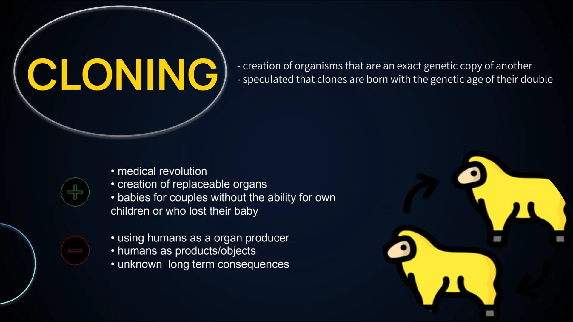 SCIENTIFIC
PROGRESS
By Maya & Mahdiye CONTENT
Science
Technology
Definition
Genetic engineering
Cloning
Designer babies
Definition
Robotics
