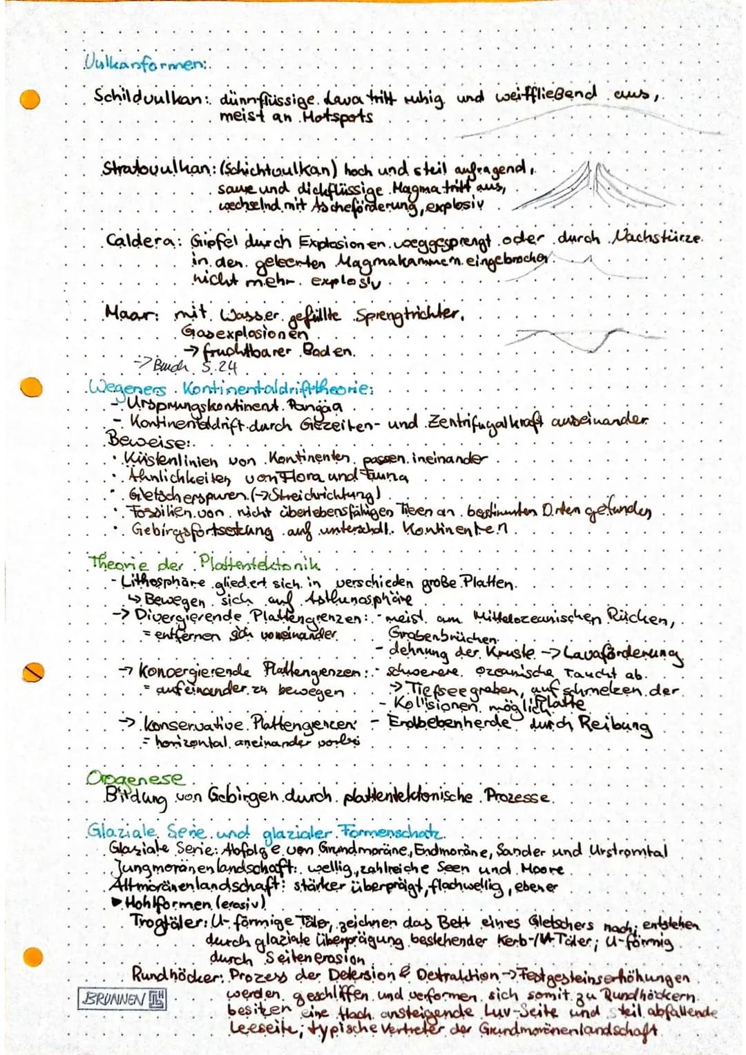 Erdkunde Klausur Zusammenfassung
Geomorphologie
(Morphe-Gestalt Teildisziplin der physischen Geographie, Beschäftigt sich mit.
.Oberflächeng