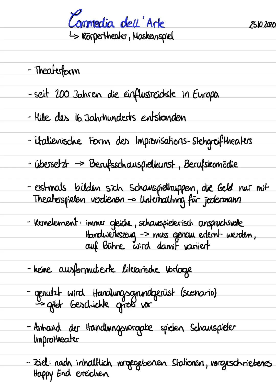 Commedia Dell‘ Arte 