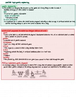 Know Word list: genetic engineering thumbnail