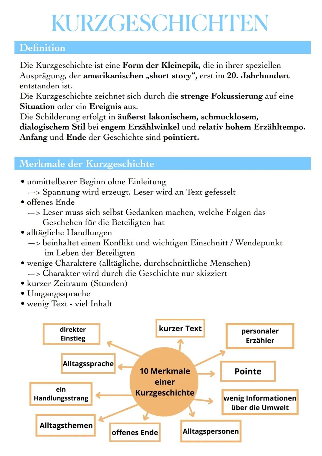 Kurzgeschichten Analyse: Beispiel und Tipps für Klasse 9 bis 12