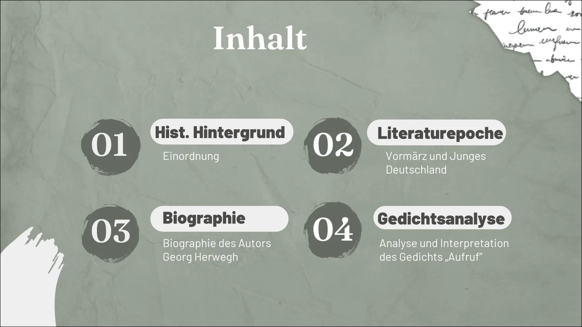 T
of flarer fuam
lu
fyr y un
Georg
Herwegh:
Aufruf

Eine Gedichtsanalyse

MSS 12/2
LK Deutsch Durben
08.04.2022
Pauline D., Can D., David S.