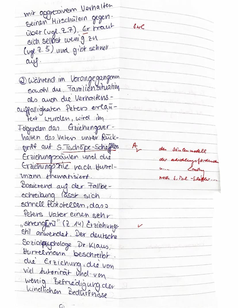Fallbeschreibung,,,Peter"
Peter ist das jüngste von drei Kindern der Familie W.. Er wird im Alter von zehn Jahren
einer Erziehungsberatungss