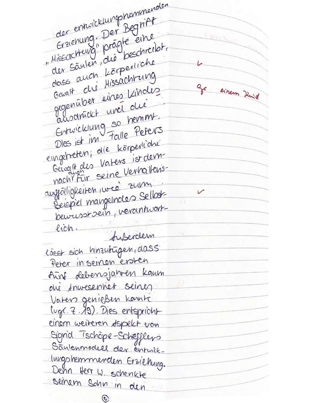 Fallbeschreibung,,,Peter"
Peter ist das jüngste von drei Kindern der Familie W.. Er wird im Alter von zehn Jahren
einer Erziehungsberatungss