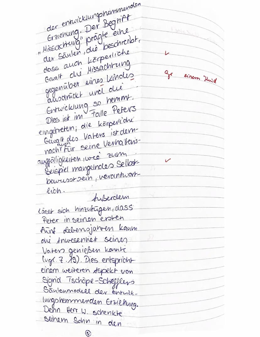 Fallbeschreibung,,,Peter"
Peter ist das jüngste von drei Kindern der Familie W.. Er wird im Alter von zehn Jahren
einer Erziehungsberatungss