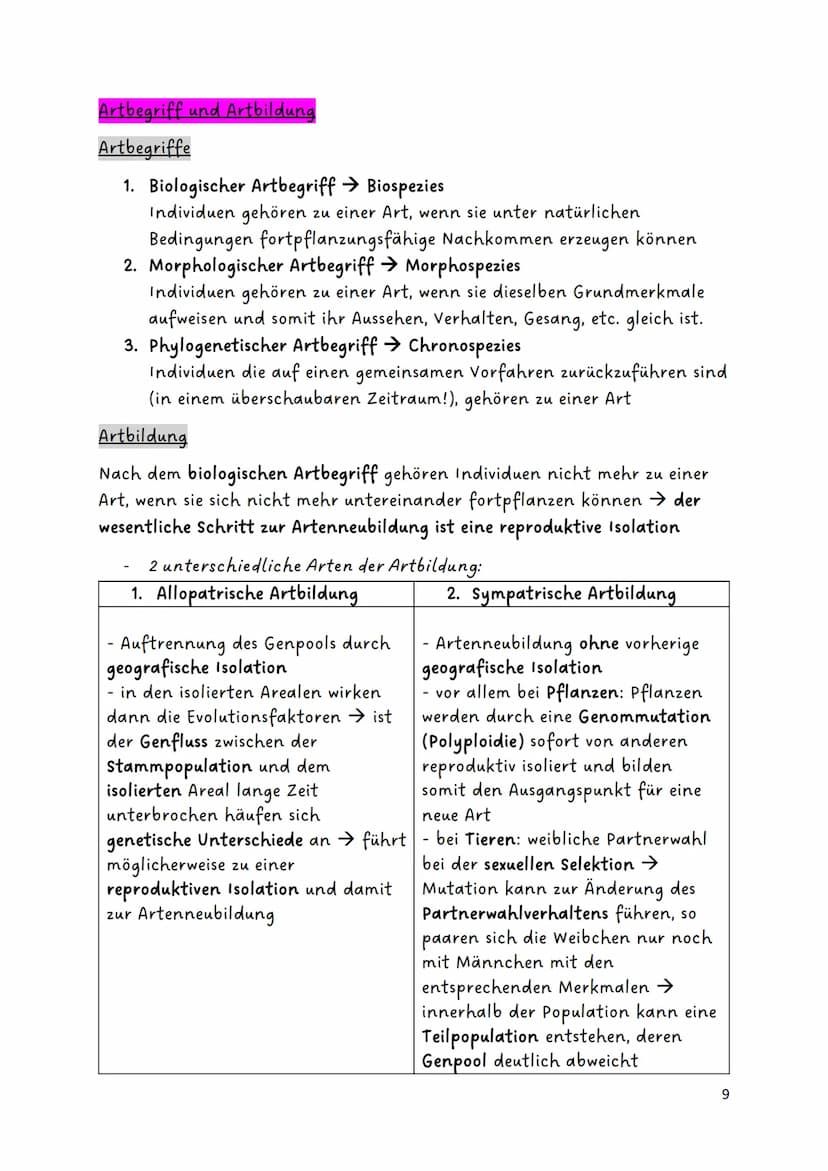 Glossar:
Evolution
Genetische
Variabilität
Genpool
Fitness
Genfluss
Panmixie
Harem
Divergenz
Konvergenz
Biodiversität
endemisch/
Endemiten
P