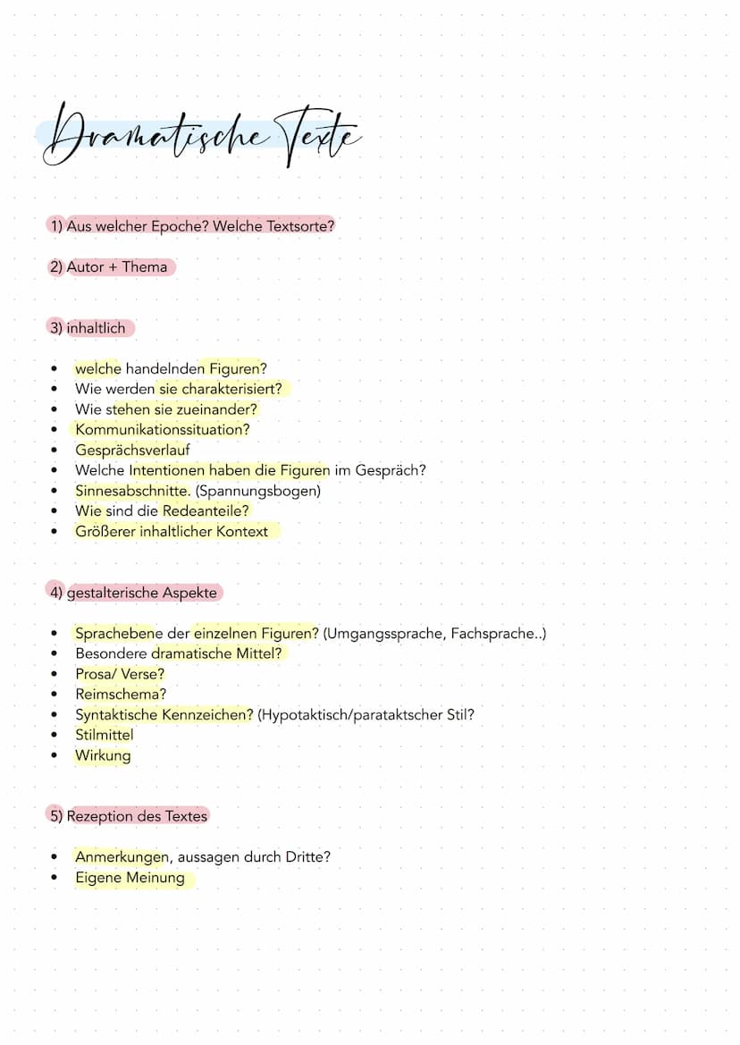 Analyse eines literarischen Textes
(ggf. mit weiterführendem Schreibauftrag)
Textformate können sein:
● Auszüge aus einem Drama
Auszüge aus 