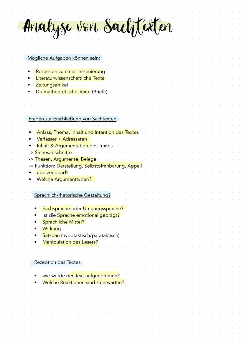 Analyse eines literarischen Textes
(ggf. mit weiterführendem Schreibauftrag)
Textformate können sein:
● Auszüge aus einem Drama
Auszüge aus 