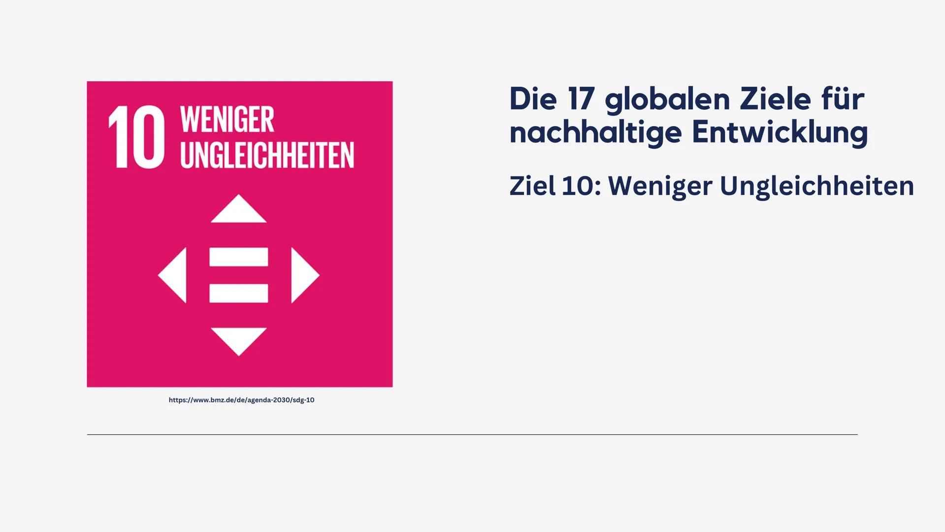 Geo-GK Q2 | 2022/2023
Agenda 2030 -
Die globalen Ziele für
nachhaltige Entwicklung Inhalt
1
2
3
4
Welche Ziele werden verfolgt?
Wie sieht de