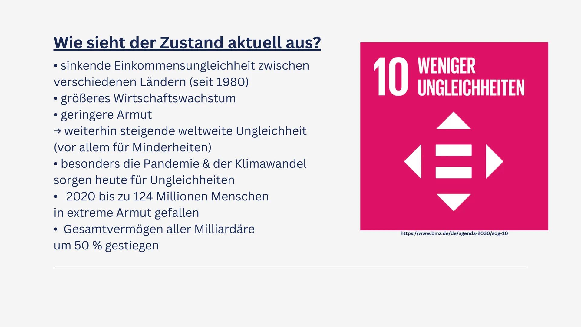 Geo-GK Q2 | 2022/2023
Agenda 2030 -
Die globalen Ziele für
nachhaltige Entwicklung Inhalt
1
2
3
4
Welche Ziele werden verfolgt?
Wie sieht de