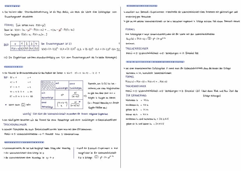 themen
1. Baumdiagramme
2. Vierfeldertafel
3. bedingte wahrscheinlichkeit
4. stochastische Unabhängigkeit
5. Zufallsgröße und
Wahrscheinlich