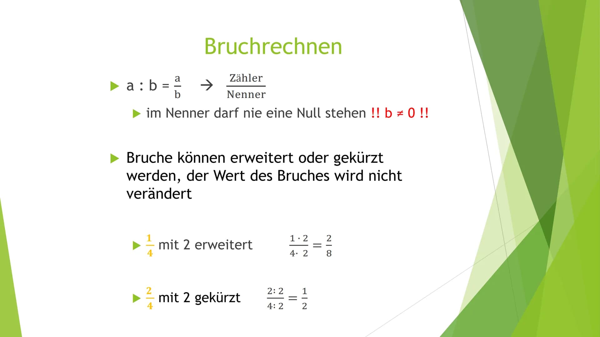 Stoffvermittlung
1. Rechenarten und Rechenregeln
►2. Gleichungen und Gleichungssysteme
► 3. Trigonometrie
4. Berechnung geometrischer Figure