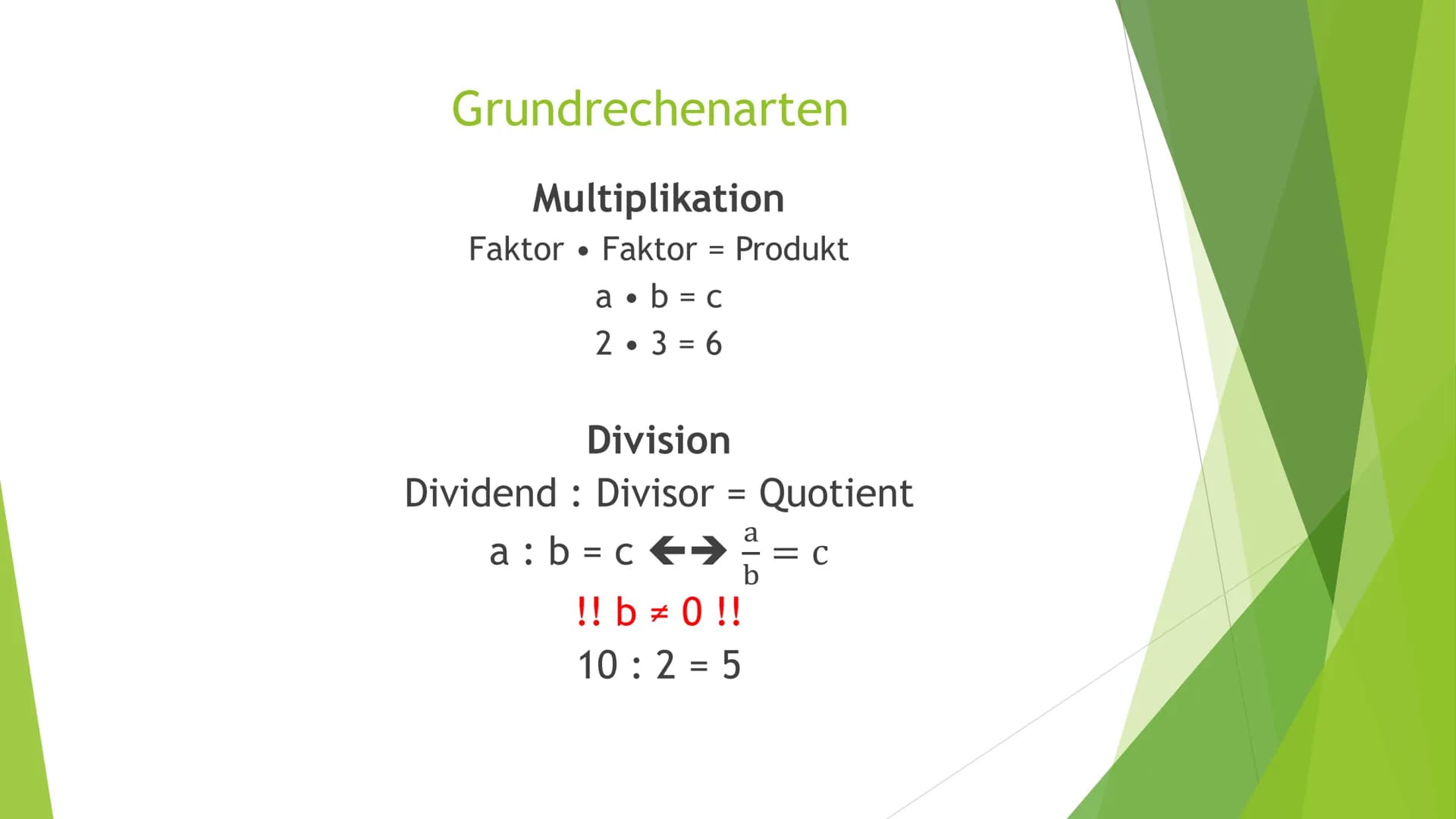 Stoffvermittlung
1. Rechenarten und Rechenregeln
►2. Gleichungen und Gleichungssysteme
► 3. Trigonometrie
4. Berechnung geometrischer Figure