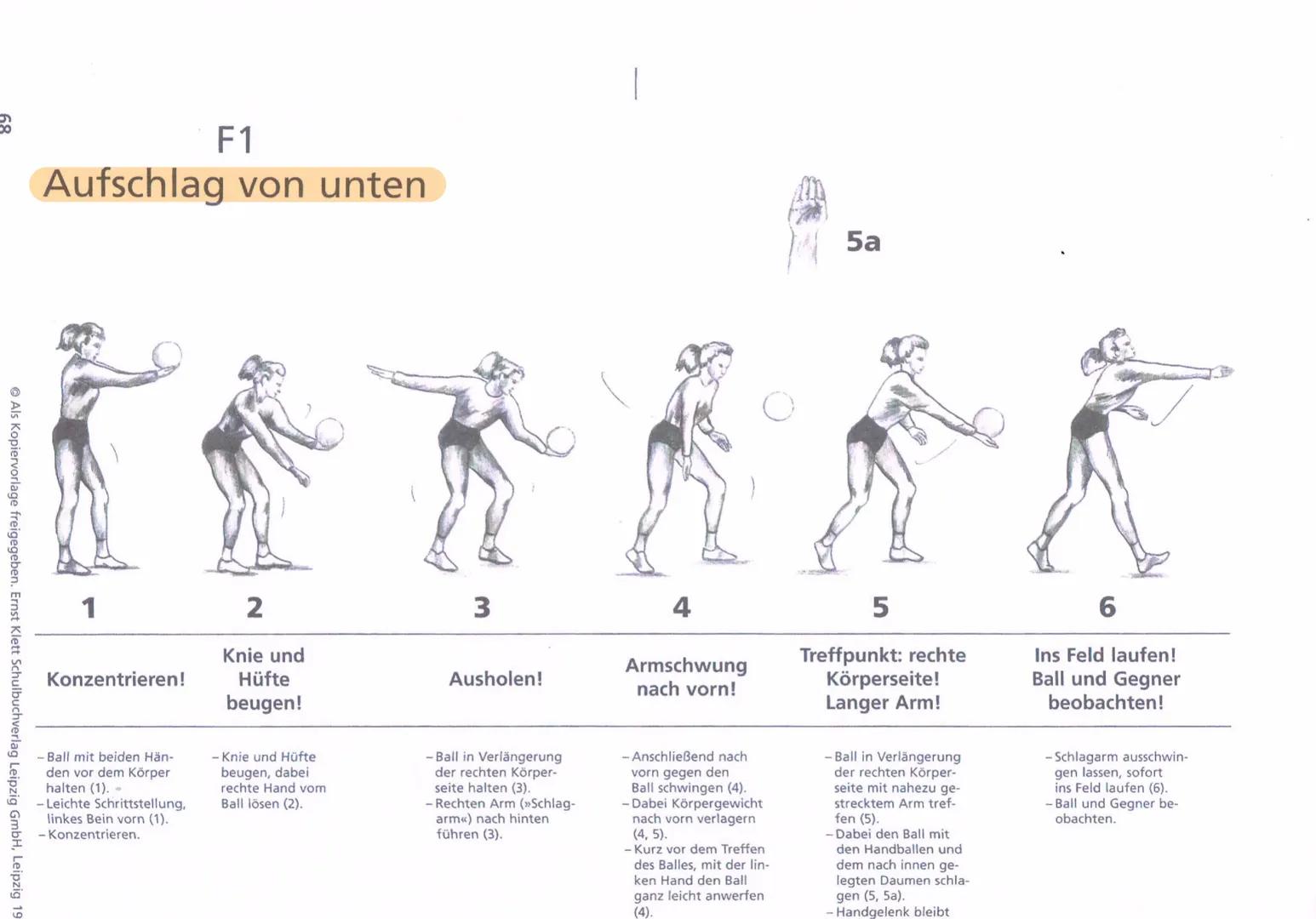 Volleyball
Spielfläche
- Spielfeld 18x9m
- 3m Freizone auf jeder Seite
- Freier Spielraum mindestens 7m hoch
-Netzhöhe bei Männern 2,43m, Fr