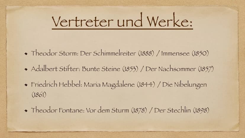Realismus
Epoche der schönen Wirklichkeit
07 Was ist der Realismus?
Historische Hintergründe
Merkmale und Themen
Formen des Realismus
Sprach