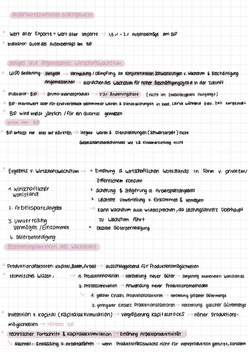 2.Q2
POWI LERNZETTEL
Themen angeschnitten Magisches Viereck" Schwerpunkt Wirtschaftswachstum
Nachfrage-& Angebotsorientierte wirtschaftspoli