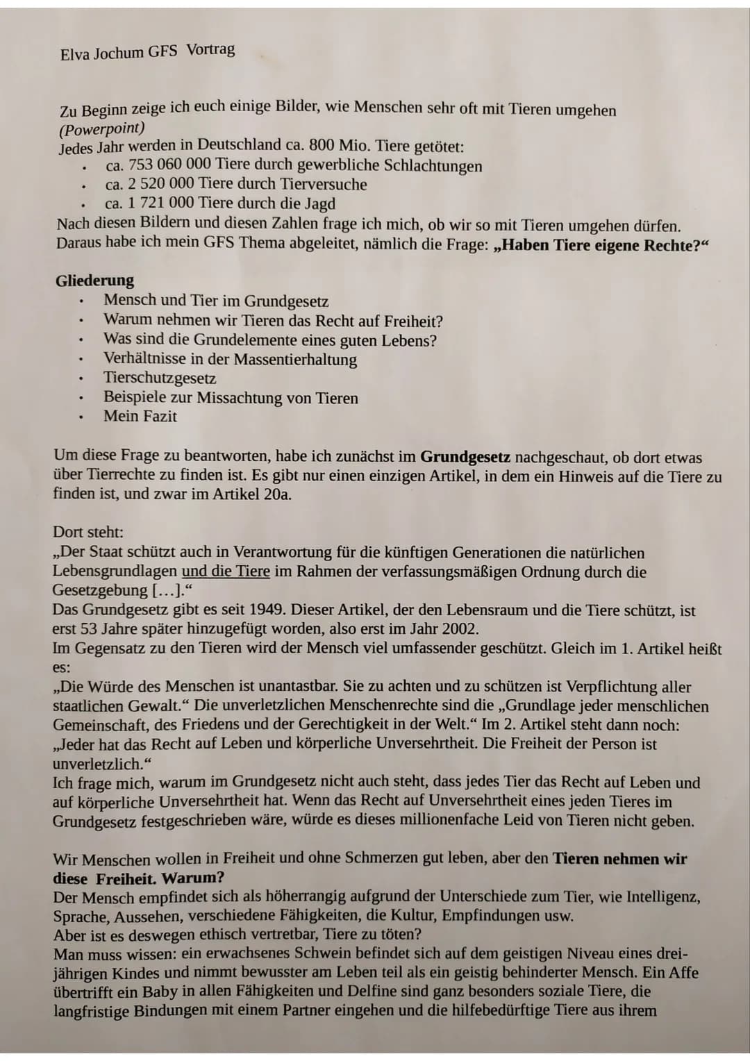 
<h2 id="einleitung">Einleitung</h2>
<p>In meiner Präsentation zeige ich euch einige Bilder, wie Menschen sehr oft mit Tieren umgehen. Dabei