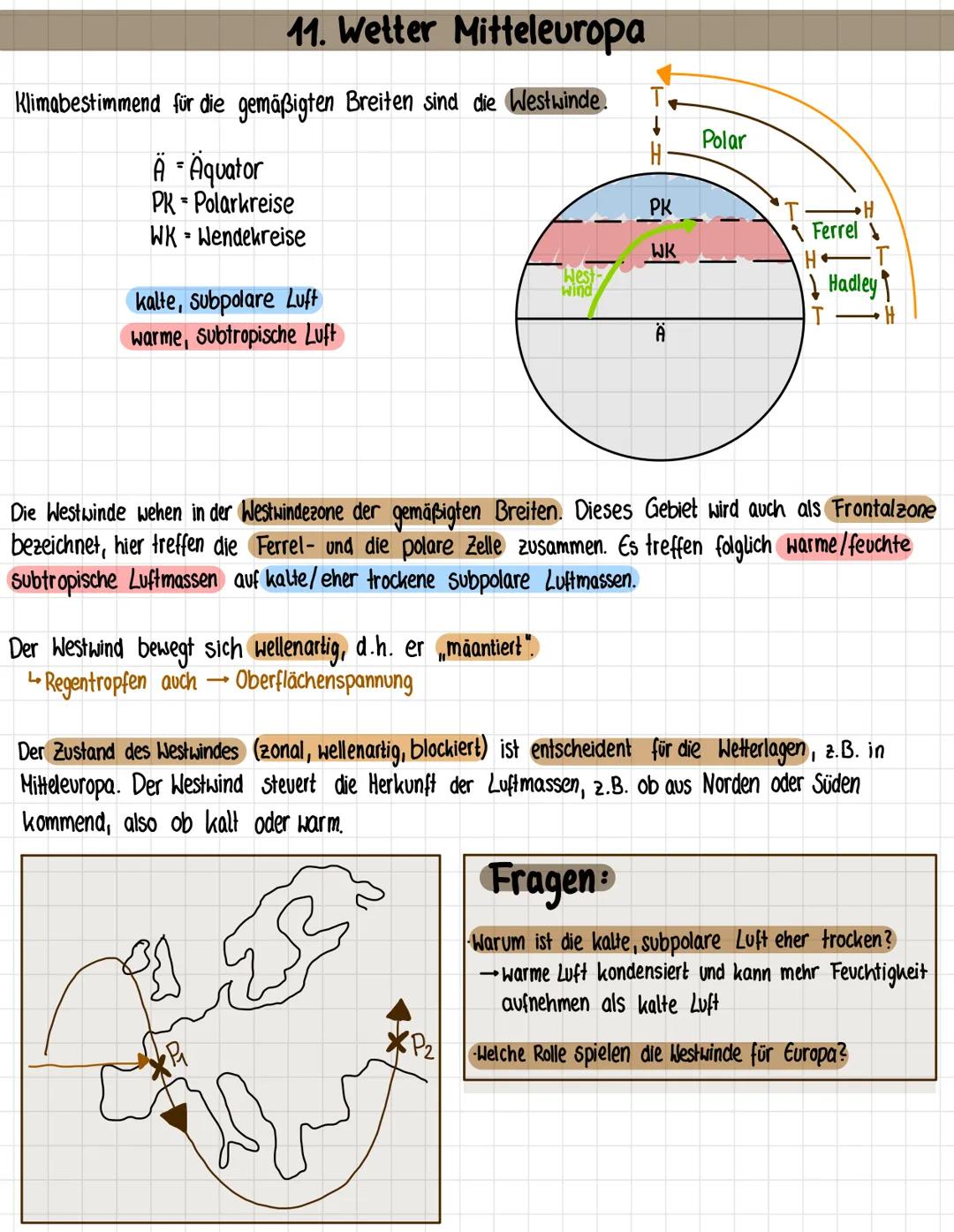 GEOGRAPHIE
12. KLASSE, 1. HJ
WALDORFSCHULE
1. Stockwerkbau der Erde
2. Strahlung
3. Atmosphärische Zirkulation
4. Globale Windsysteme
5. Cor