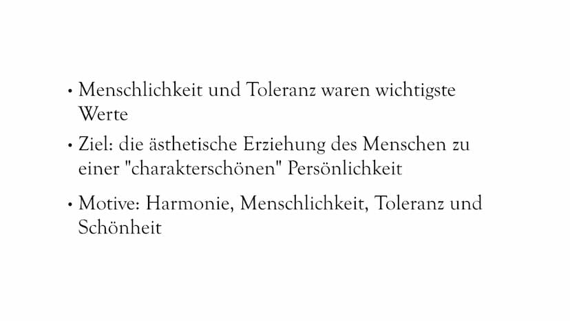 DIE WEIMARER
KLASSIK
1786-1832 ALLES WANKET, WO DER GLAUBE FEHLT."
FRIEDRICH SCHILLER: WALLENSTEINS TOD
(WICHTIGES WERK DER WEIMARER KLASSIK