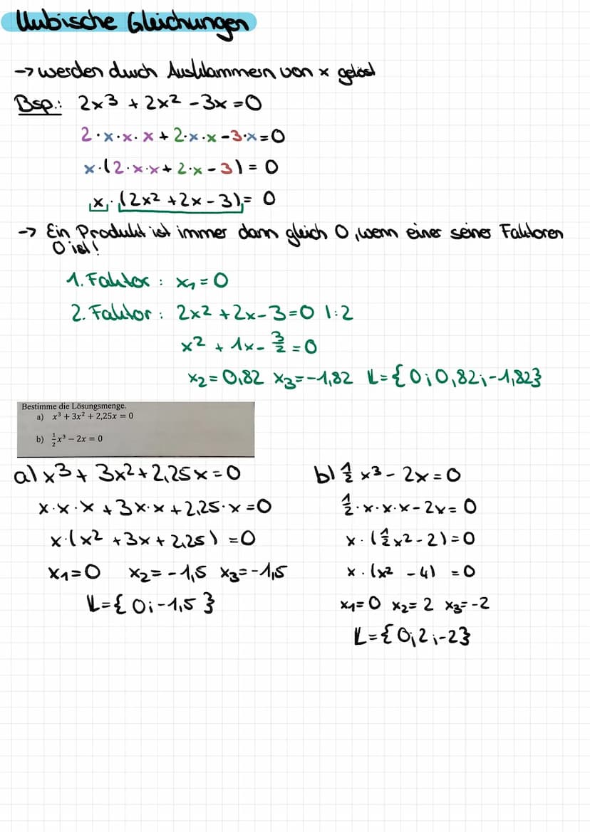 3. Quadratische Gleichungen
allg. Form:
Normal form:
ax² +bx+c = 01:a
²-0
+ a
b
a ·x+a=
↓
P
१
x² + px +q=0
x² +
=0
p-q- Formel: x₁₂2
Bsp.: x