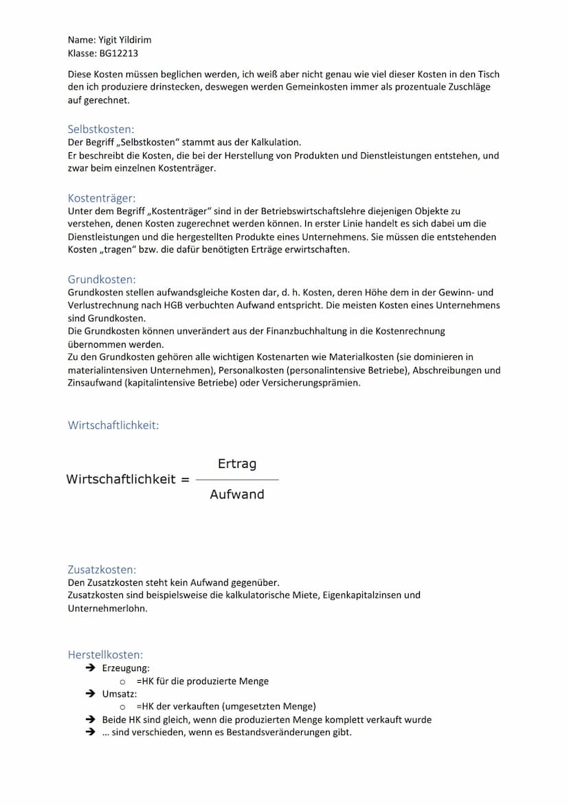 Name: Yigit Yildirim
Klasse: BG12213
Brc Glossar
THEMA 1: BEGRIFFE
Aufwand:
Alles was das Eigenkapital schrumpfen lässt
Alles was uns etwas 