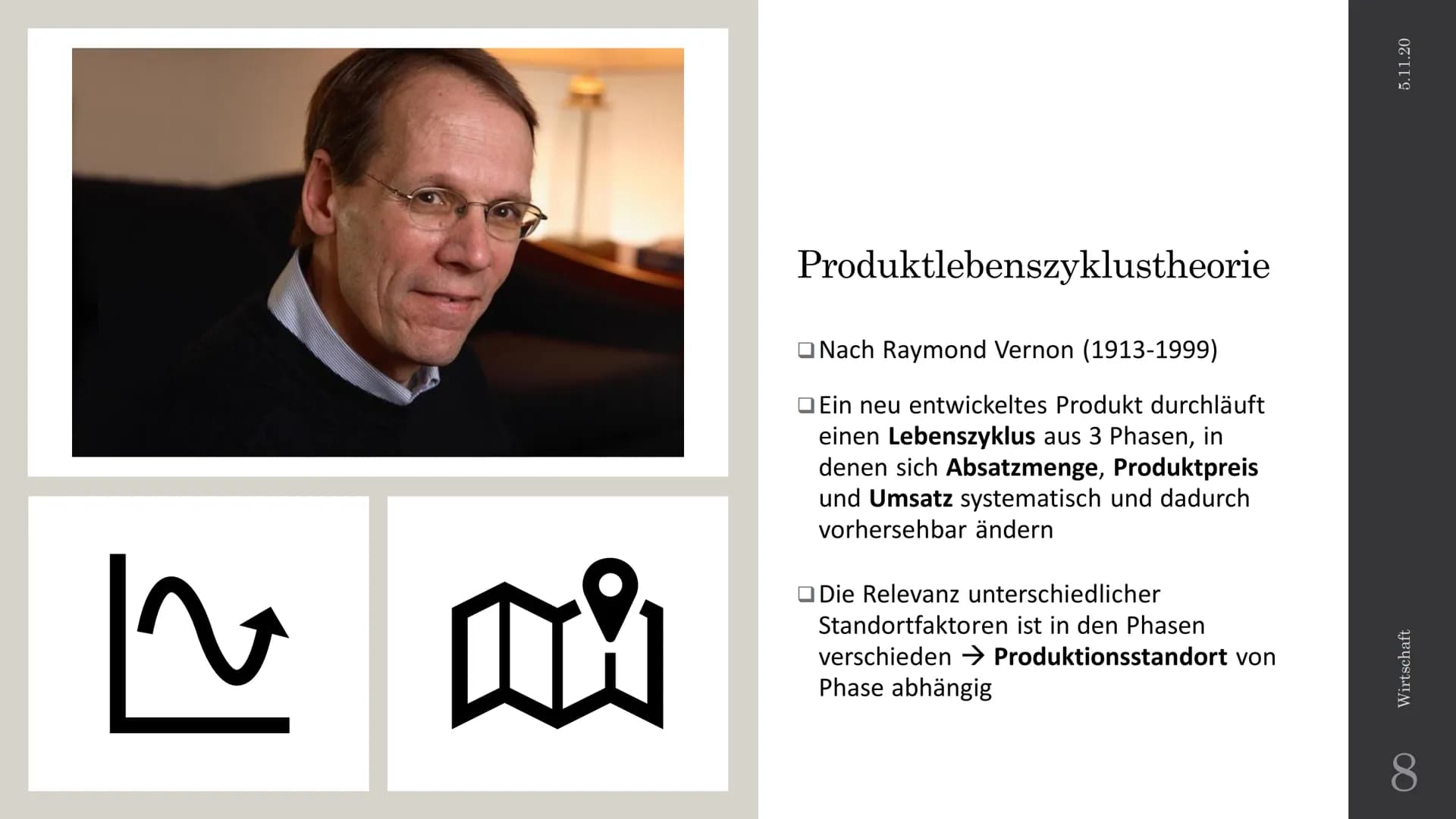 HMM
28
Wie erklären unterschiedliche Ansätze
die internationale Arbeitsteilung und
deren Einschränkung?
Neuere Außenhandelstheorien
Wirtscha