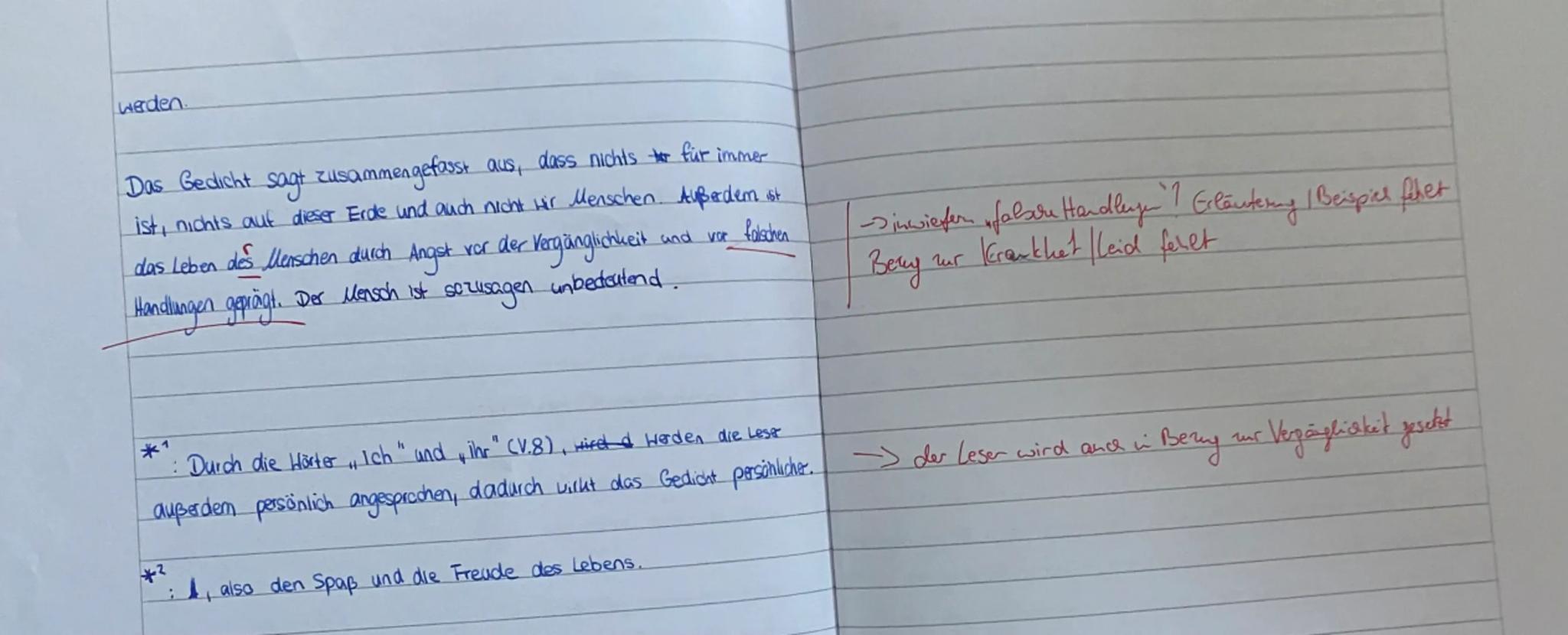 # Klassenarbeit Nr. 1: Gedichtsinterpretation
21.09.21

Das Barockgechicht, Tränen in schwerer Krankheit, wurde 1640 von
Andreas Gryphius ge