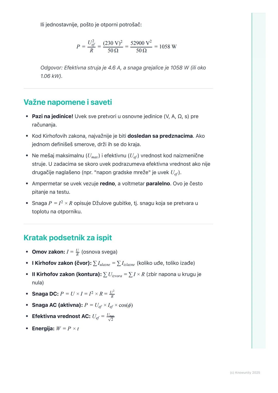 # Osnovni zakoni jednosmerne i
naizmenične struje

Uvod u osnovne zakone struje

Ovo su najvažniji zakoni u elektrotehnici, osnova za sve. B