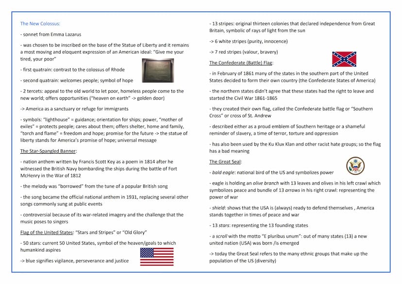 Kommunikationsprüfung
USA
American Dream
Definition: The American Dream is the belief that anyone, regardless of where
they were born or wha