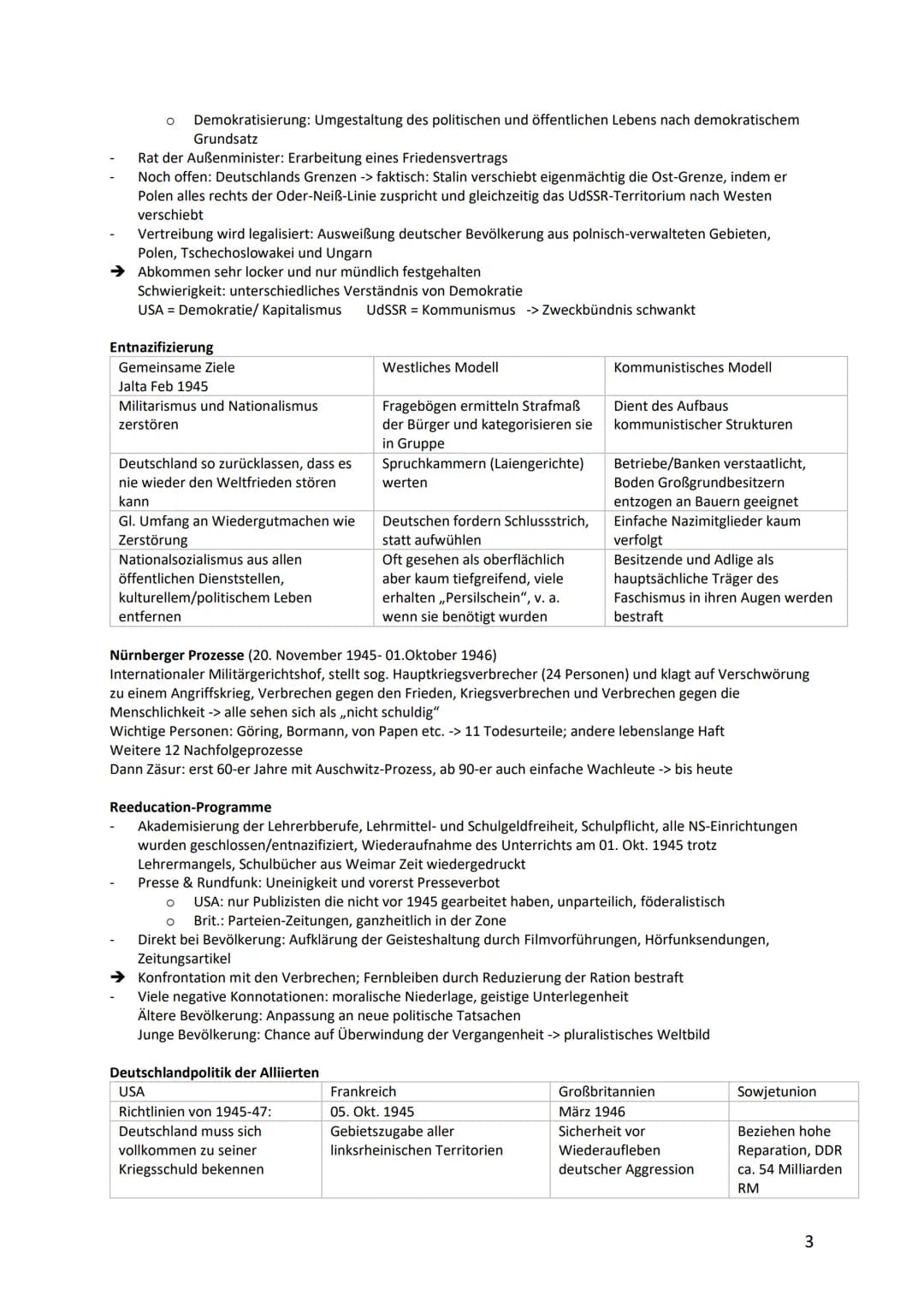 Die bipolare Welt: Deutschland und Europa nach 1945
Nachkriegszeit in Deutschland wird hauptsächlich durch die Ausbildung des West- und des 