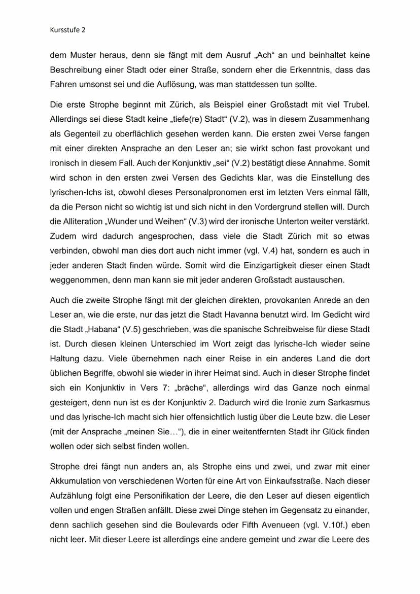 Kursstufe 2
Gedichtvergleich - Abitur Thema
Das romantische Gedicht „Die zwei Gesellen" von Joseph Eichendorff wurde 1818
veröffentlicht und