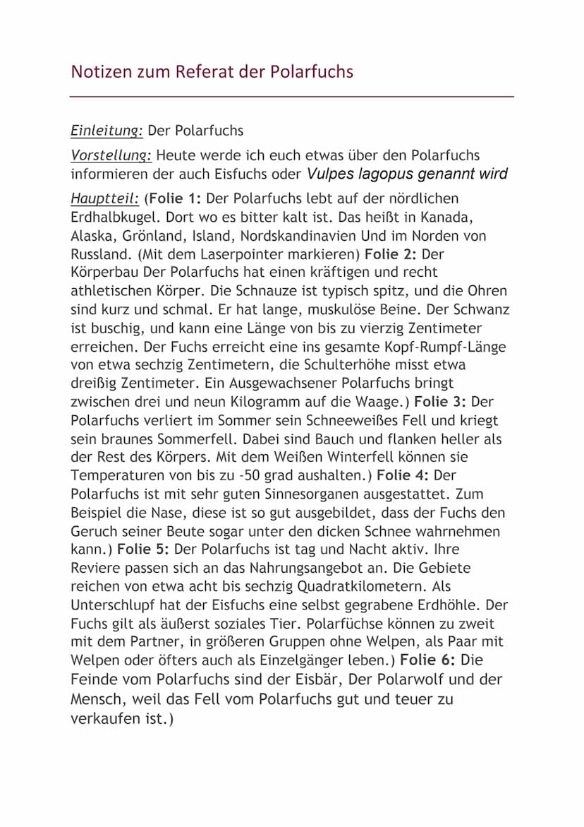 
<h2 id="einleitungderpolarfuchs">Einleitung: Der Polarfuchs</h2>
<p>Heute werde ich euch etwas über den Polarfuchs informieren, der auch Ei