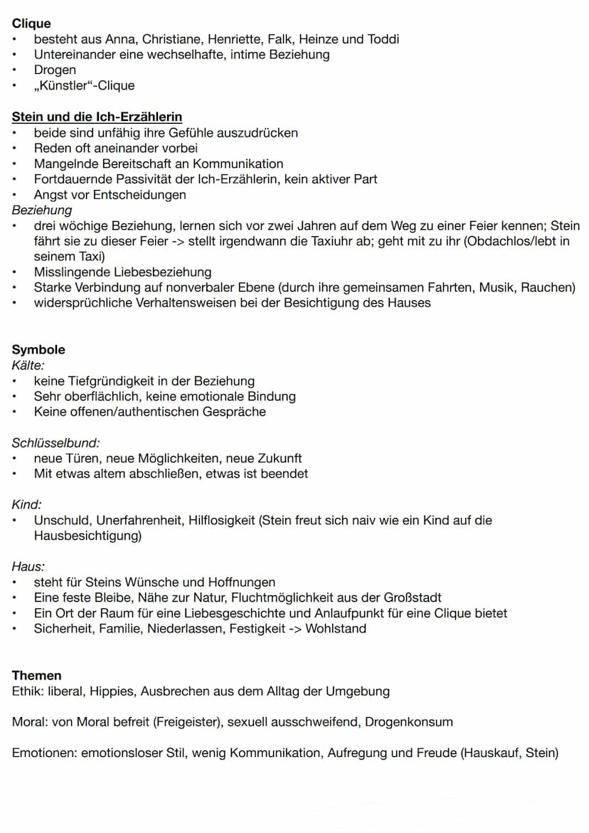 Sommerhaus, später
Informationen/Allgemein
●
.
●
●
Merkmale einer Erzählung
Wirklichkeitsnah, alltägliche Situation
Offenes Ende
Leerstellen
