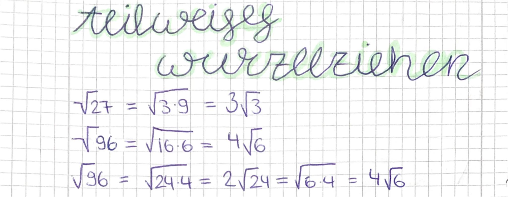 # wurzeln

Irrationale zanlen
Irrationave zancen sind zanien, die nicht periodison oder
abbrechend sind.

Rationale zahien
Zahlen, die perio