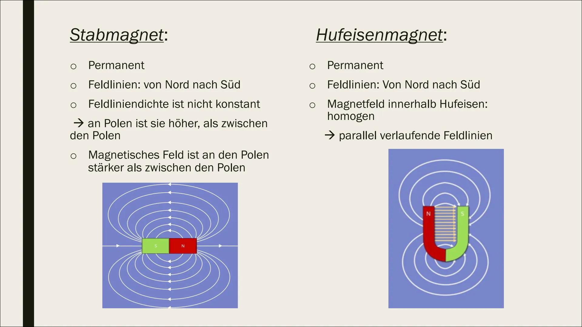 S
DAS MAGNETISCHE
FELD
Präsentation von Katharina Kühn Inhaltsverzeichnis
1) Definition
2) Feldlinienbilder
3) Stab- und Hufeisenmagnet
4) M