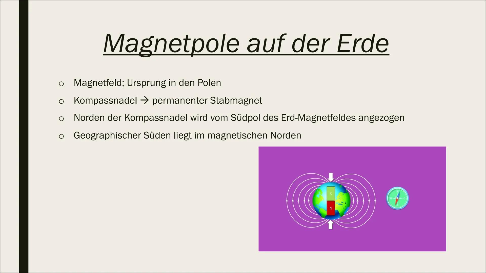 S
DAS MAGNETISCHE
FELD
Präsentation von Katharina Kühn Inhaltsverzeichnis
1) Definition
2) Feldlinienbilder
3) Stab- und Hufeisenmagnet
4) M