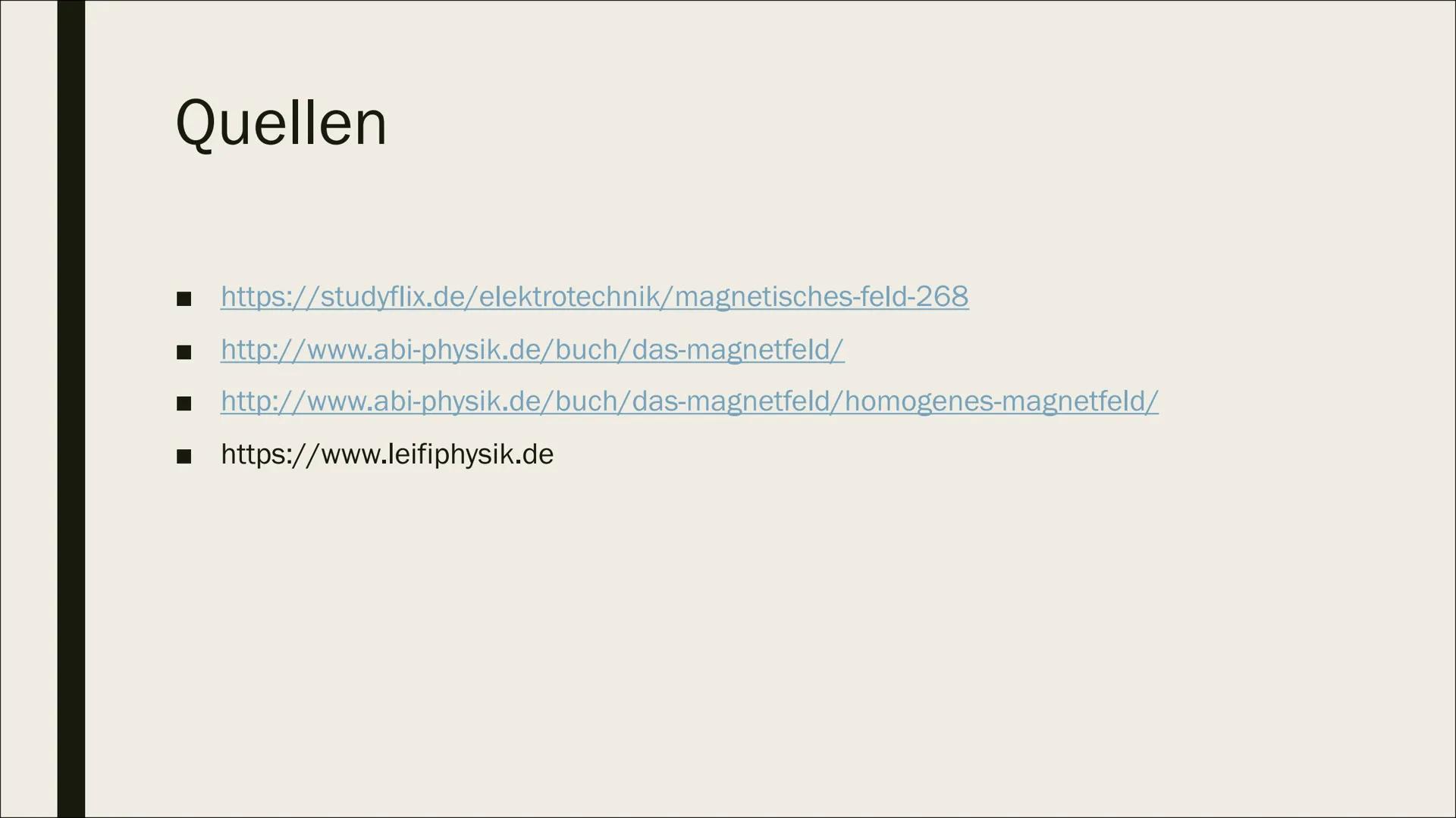 S
DAS MAGNETISCHE
FELD
Präsentation von Katharina Kühn Inhaltsverzeichnis
1) Definition
2) Feldlinienbilder
3) Stab- und Hufeisenmagnet
4) M