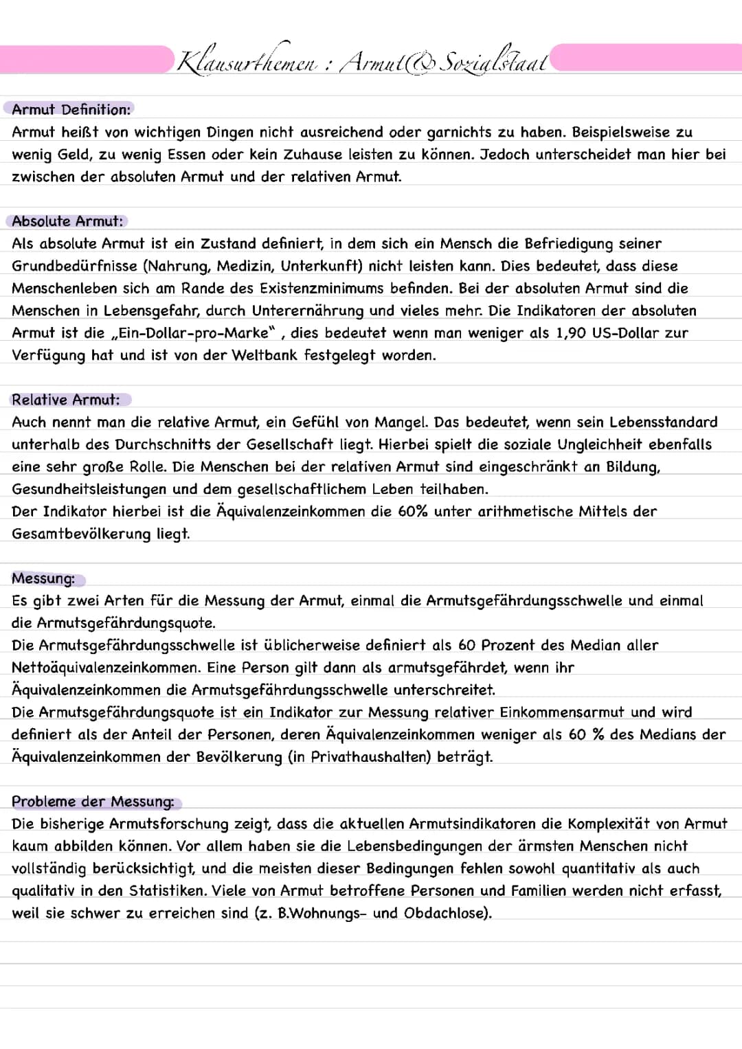 Armut / Sozialstaat