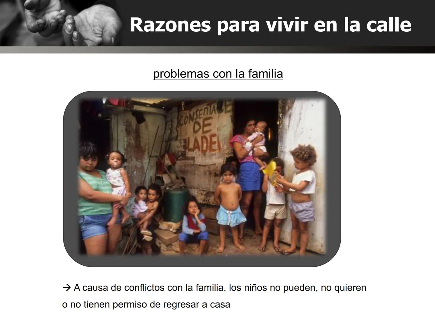 los niños de la calle
la pobreza infantil en Latinoamérica y
si se puede combatirla
Céline Greschbach,
K2, GFS Spanisch Céline Greschbach
GF