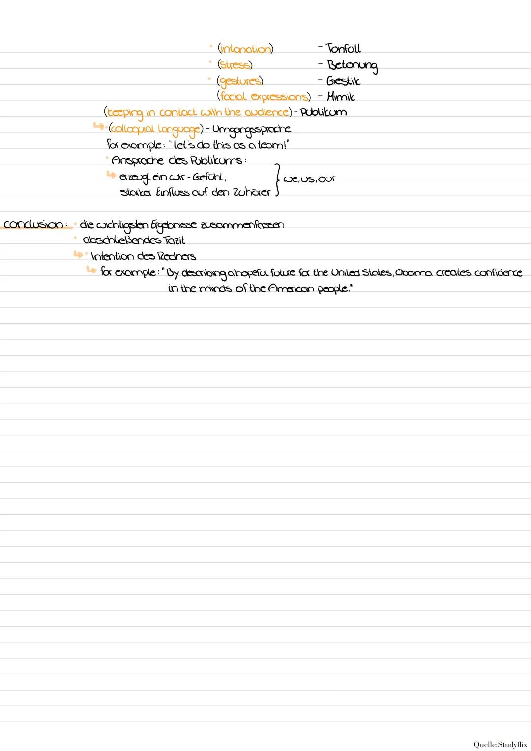 How to write an Analysis

Vorbereitung: (Speaker) - Redner
*   (occasion)-Anlass
*   (campaign).
    -Wahlkampf
*   (Summail meeting) - Gipf